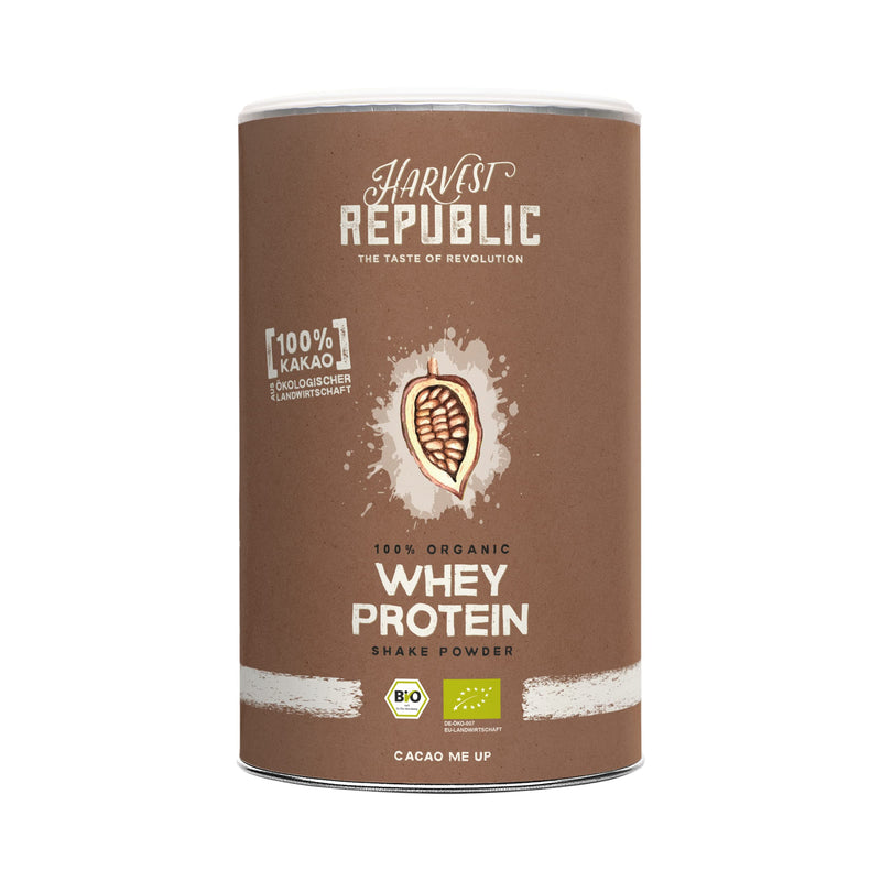 Harvest Republic Organic Whey Protein Smoothie Shake Powder 320 G, Protein For Muscle Building With Organic Fruits And Protein From Organic Whey, With Bcaas, Eaas, Minerals, Naturally Without Additives (Cocoa) - NewNest Australia
