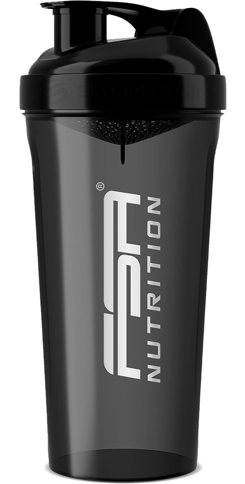 FSA Nutrition Shaker Protein Shake - 800 ml - BPA free - leak-proof - premium quality - with scale - protein shaker - with sieve for lump-free shakes - black - NewNest Australia
