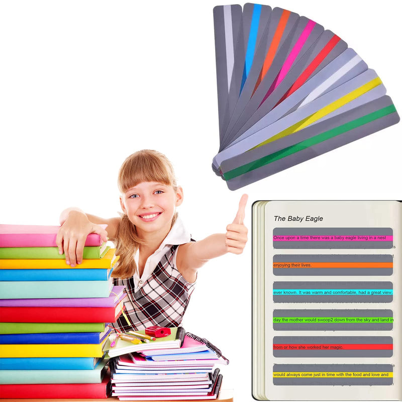 Dyslexia Reading Ruler for Dyslexia Reading Ruler for High Gloss Color Dynamic Reading Marker Reading Guide Colorful - NewNest Australia