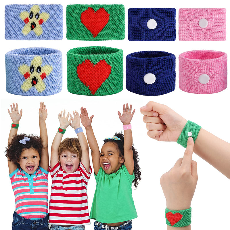 Abeillo 4 Pairs Acupressure Bracelet, Acupressure Band Against Nausea Children, Anti Nausea Bracelets For Seasickness, Pregnancy, Flying, Travel Sickness, For Children Adults - NewNest Australia