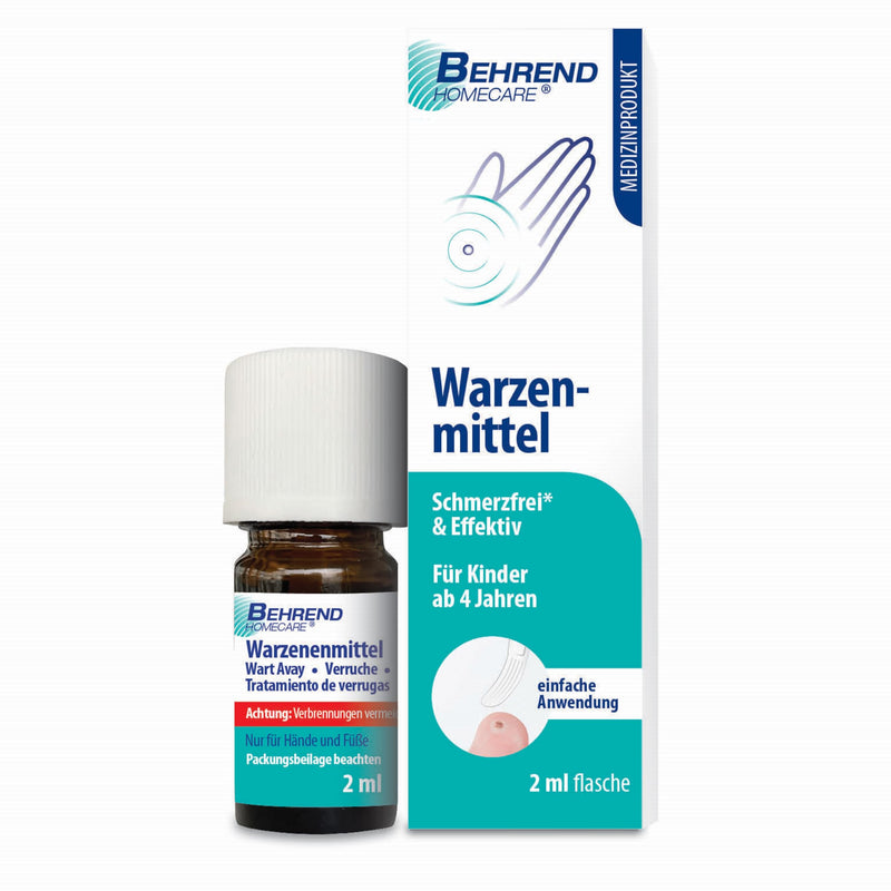 Behrend wart remedy for hand and foot - effective wart burns without pain - suitable for ages 4 and up - hygienic and safe - NewNest Australia