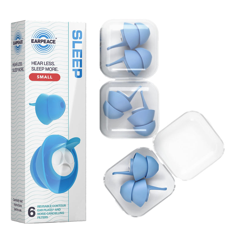 Earpeace Sleep Ear Plugs For Sleeping - Ultra Comfortable Ear Plugs For Noise Sensitivity During Sleep And Travel - Noise Reduction 30 Db - Ear Plugs In Small Size - NewNest Australia