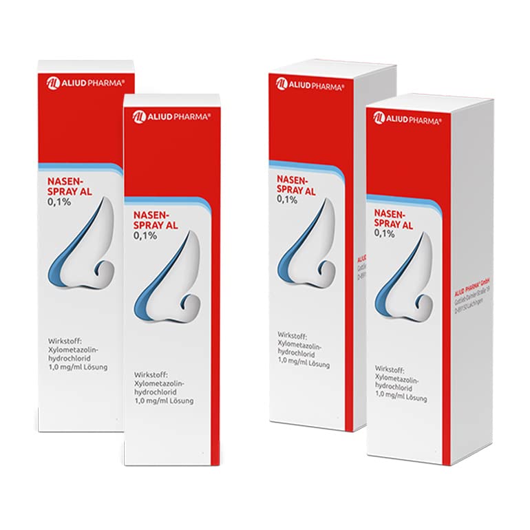 ALIUD PHARMA nasal spray AL 0.1%, solution 10 ml, 4 packs: With decongestant effect for blocked nose due to runny nose 10 ml (pack of 4) nasal spray 0.1% - NewNest Australia