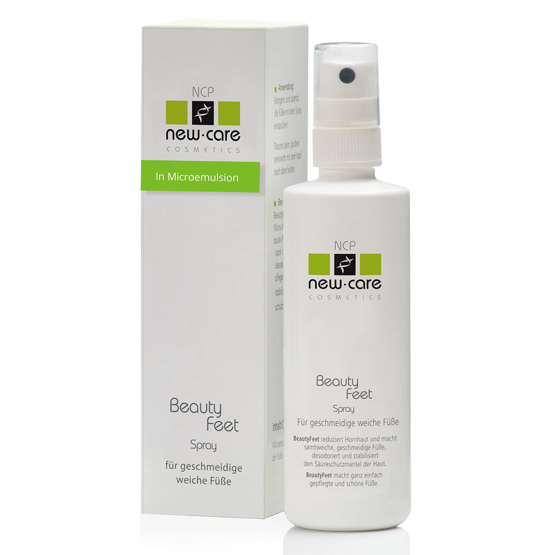 Ncp New Care Beauty Feet Care Spray For Beautiful And Soft Feet - 100Ml - Deodorizing Foot Spray For Callus Reduction - Vegan Foot Care With Pleasant Sage Fragrance - NewNest Australia