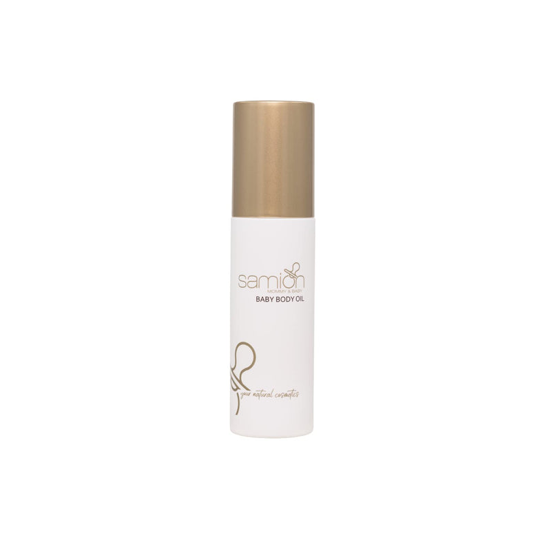 SAMION | BABY BODY OIL | Baby Body Oil | Marigold and Oat Extract | moisturizing | 100ml | Vegan - NewNest Australia