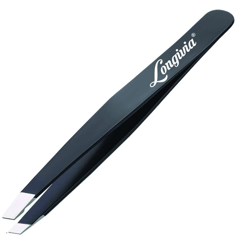 Longivia Slanted Tweezers For Eyebrow Plucking Professional Made Of High-Quality Stainless Steel Precision Pliers For Eyebrow Plucking And Hair Removal Tweezers Pincette Eyelashes Plucking Tweezers - NewNest Australia