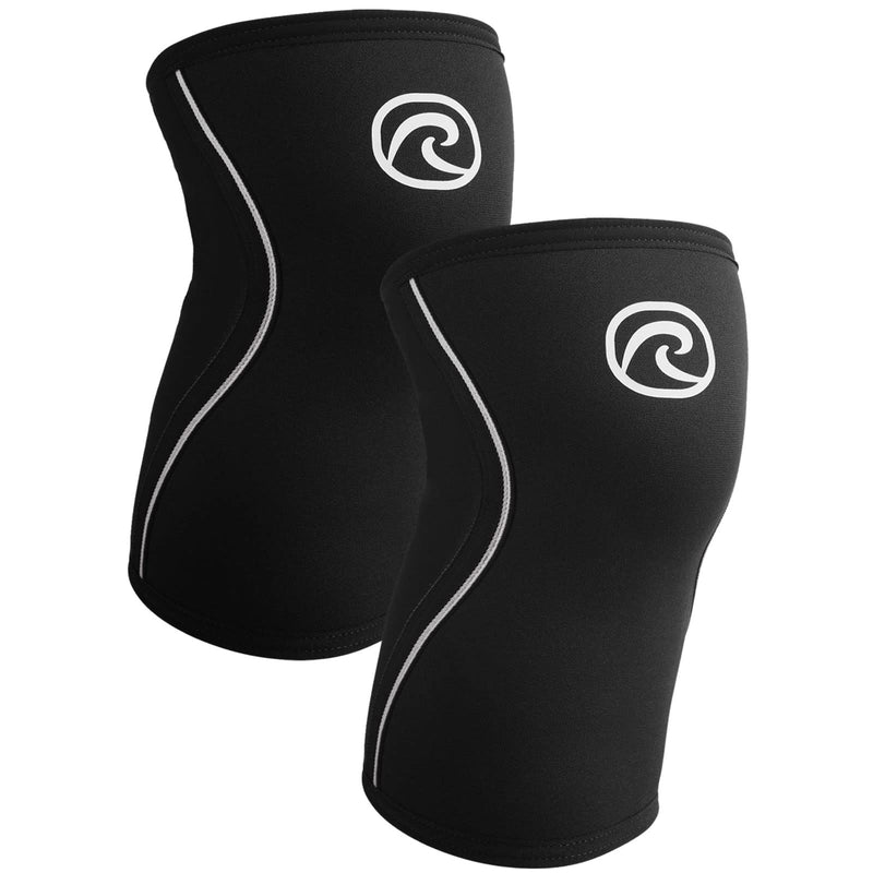 Rehband Knee Support 3 Mm Neoprene, Lightweight Knee Support For Men And Women, Bandage Knee For Endurance Sports, Breathable Sports Bandage, Colour: Black, 1 Pair, Size: L - NewNest Australia