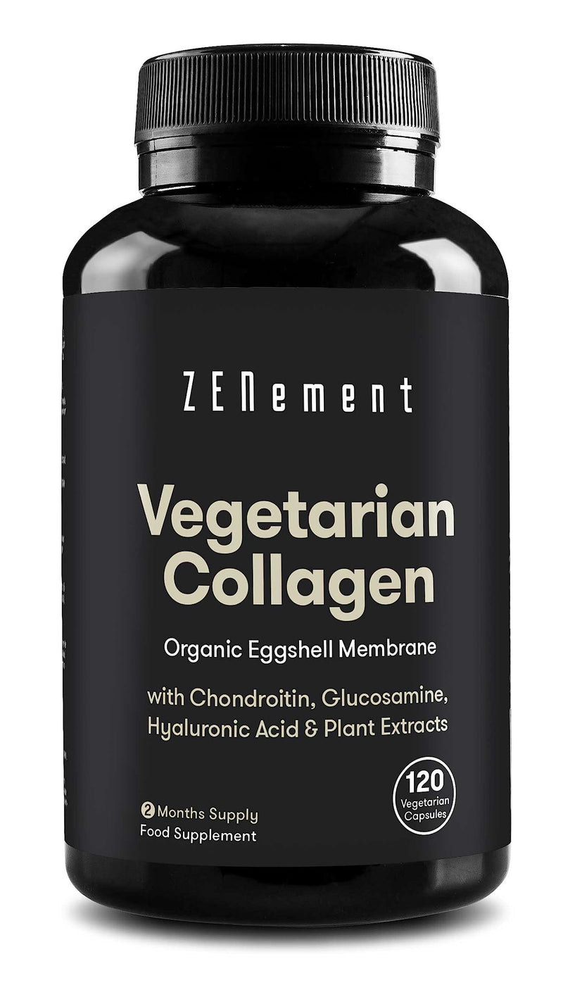 Vegetarian Collagen (120 Caps) With Glucosamine, Chondroitin, Hyaluronic Acid, Vegetable Alternative To Collagen Powder, Laboratory Tested, Collagen Vegetarian Zenement - NewNest Australia