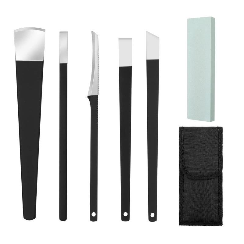Xinstroe 6 Piece Pedicure Knife Kits Ingrown Toenails Tools Professional Foot Repair Kit with Sharp Blade Callus Removal Pedicure Set - NewNest Australia