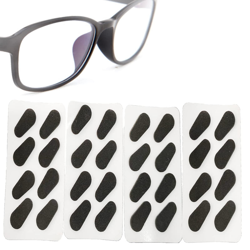 Zoetekway 16 Pairs Of Soft Foam Nose Pads, Non-Slip Pad For Glasses, Self-Adhesive Non-Slip Glasses Nose Pads, 1 Mm Thick, For Myopia Glasses, Reading Glasses, Sunglasses (Black) - NewNest Australia