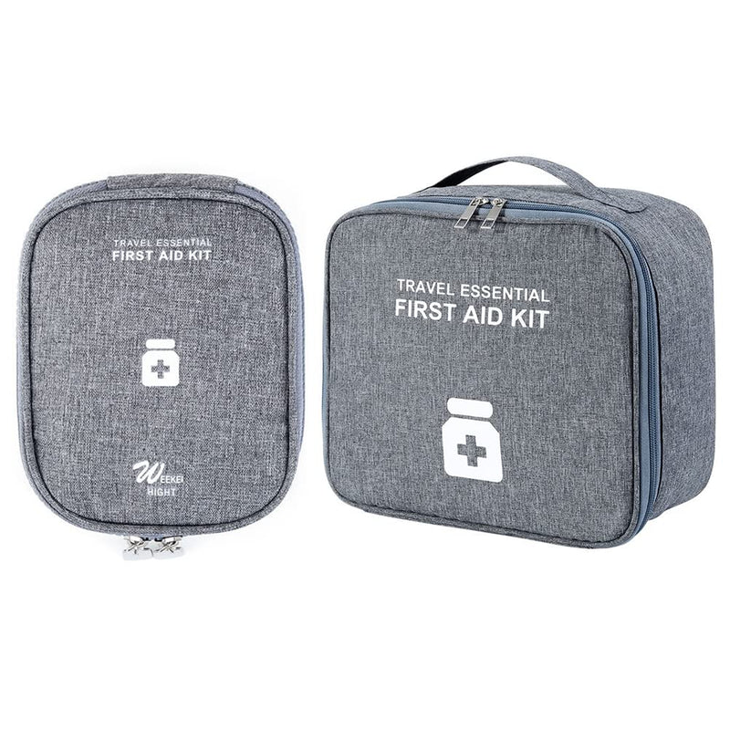 Ghzste Pack of 2 Medicine Bag Large Capacity Waterproof Medical Emergency Bag, Empty Waterproof First Aid Medication Bag for Travel Outdoor - NewNest Australia