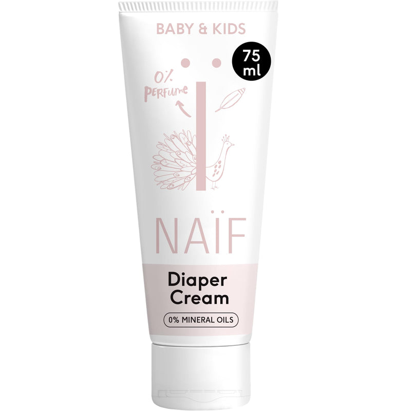 Naïf diaper cream perfume-free - 75ml - for babies and children - natural ingredients normal - NewNest Australia