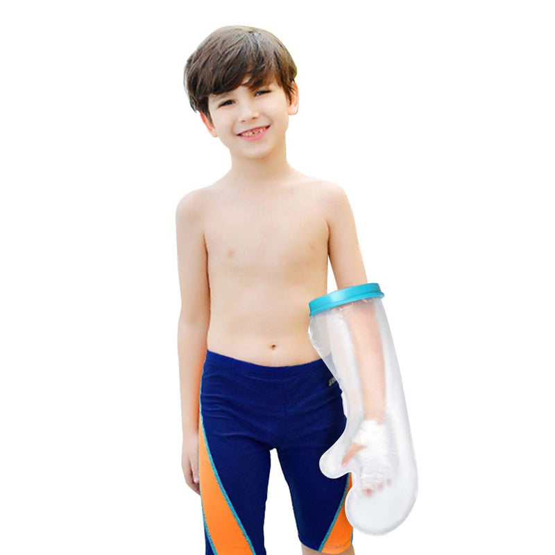 Fasola Plaster Protection Waterproof Arm Child, Arm Shower Protection Children for Arm, Hands, Wrists, Elbows, Fingers, Wounds, Reusable Plaster Water Protection Arm, 16.9 Inch 4-5 Yrs (43 cm) - NewNest Australia