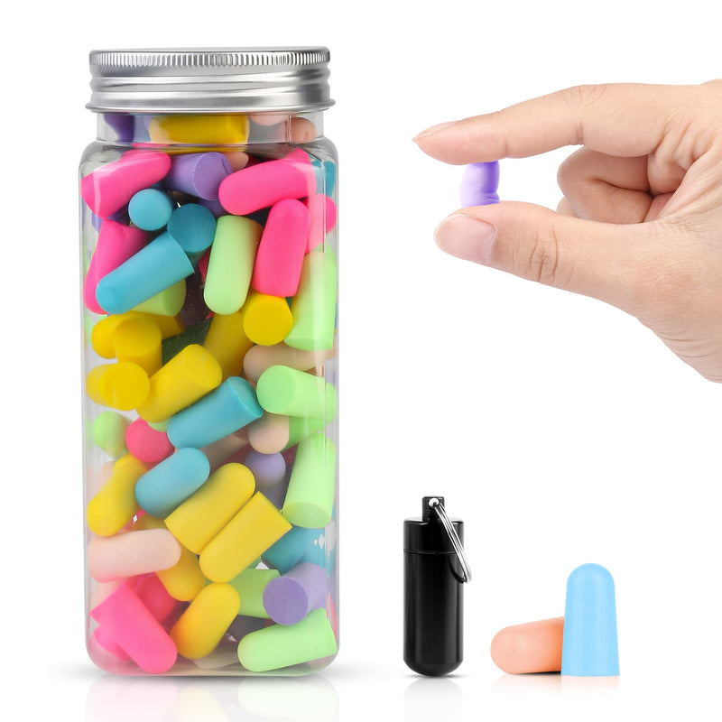 Ear Plugs For Sleeping - 60 Pairs Of Earplugs With 38 Db Snr, Super Soft Comfortable Foam Ear Plugs, Ear Plugs Against Harmful Noise, Loud Noise, Snoring (Mix) - NewNest Australia