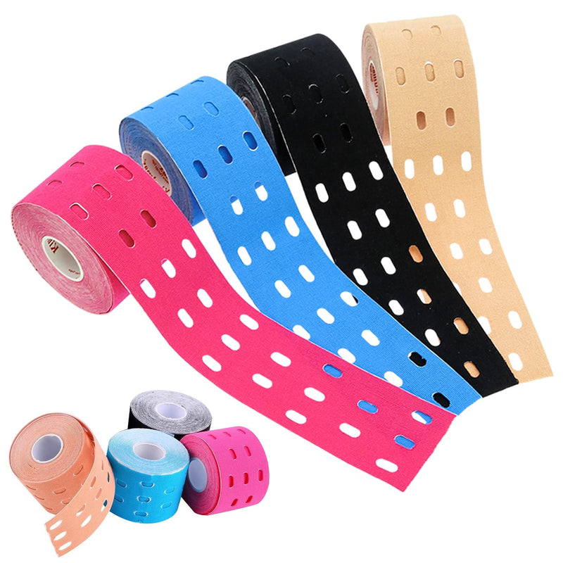 Kinesiology Tape Rolls, Kinesiology Tape Rolls, Professional Physio Tape And Sports Tape, Perforated Design, Kinesiology Tape For Knees, Shoulders, Elbows And Muscle Building Kinesiology Tape - NewNest Australia