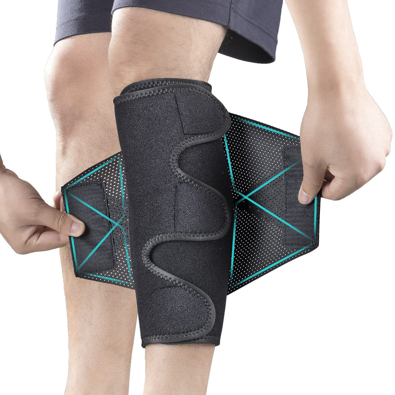 Calf Support For Men And Women, Shin Splints, Compression Elastic Band, Adjustable, Relieve Varicose Veins, Muscle Pain, Swelling, Strains, Suitable For Left And Right Leg - L/Xl - NewNest Australia