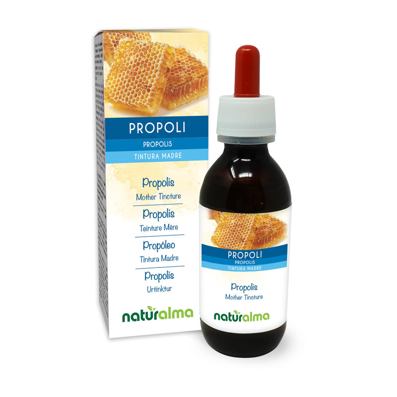 Propolis (propolis) resin with alcohol mother tincture Naturalma | Liquid extract drops 120 ml | Dietary supplement 120 ml (pack of 1) - NewNest Australia