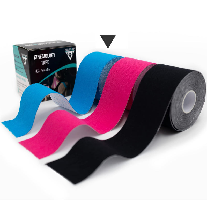Kinesio Tapes, Skin-Friendly & Latex-Free Sports Tape, Kinesiology Tape, 5 Cm X 5 M, Elastic & Waterproof Therapy Tape, Physio Tape With Long-Lasting Adhesion (Blue) - NewNest Australia