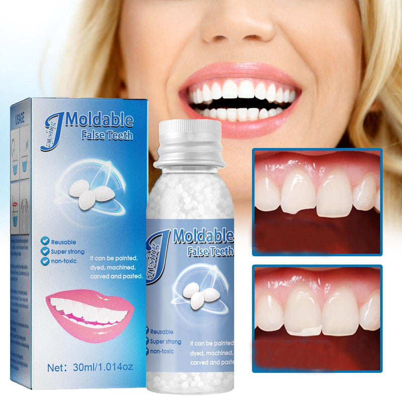 Tooth Repair Granules, Temporary Dentures, Temporary Tooth Repair Kit, Instant Veneers Dentures, Vampire Fake Dentures for Fixing the Filling of a Missing Broken Tooth Tooth Repair Granules - NewNest Australia