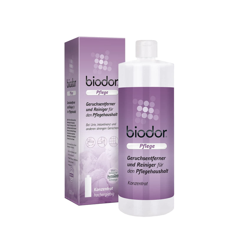 Biodor Care Concentrate 1 Liter, Odor Remover & Cleaner, Enzyme Cleaner For Care Household, Odor Neutraliser For Urine, Incontinence And Other Strong Odours, Reliable Cleaning - NewNest Australia