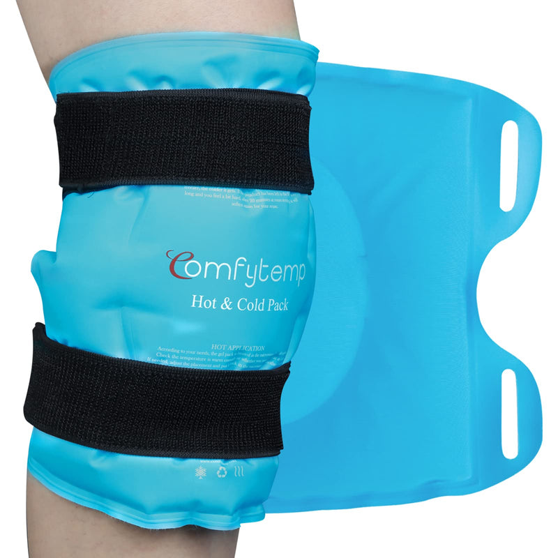 Comfytemp Reusable Knee Cooling Pads With Velcro Fastening, Gel Cool Pack, Large To Relieve Knee Pain, Cold Warm Compress Cooling Pad For Knee Replacement Surgeries, Arthritis, Bruising, Swelling - NewNest Australia