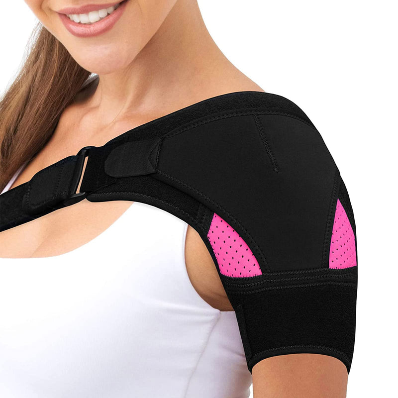Shoulder Brace For Women, Adjustable Double Support On Shoulder Joint Neoprene Shoulder Support, Shoulder Support Bandage For Injury Prevention Recovery Sports Injuries - NewNest Australia