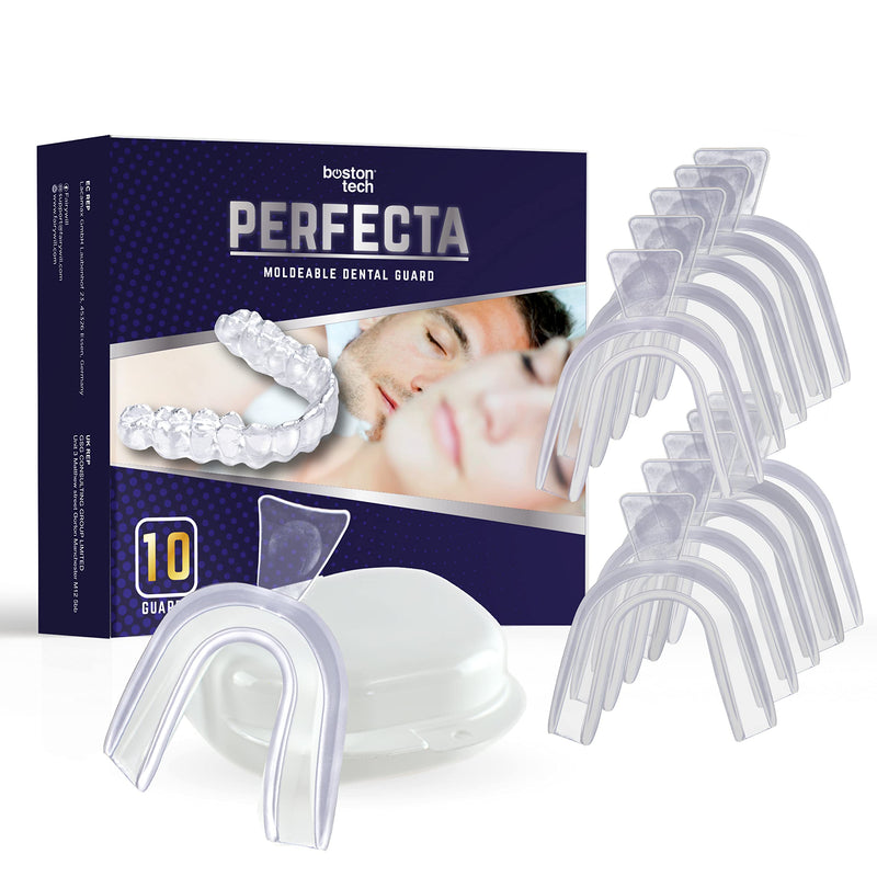 PERFECTA 10 dental splints, moldable night protectors for teeth, for bruxism and temporomandibular joint disorders, without BPA, case included - NewNest Australia