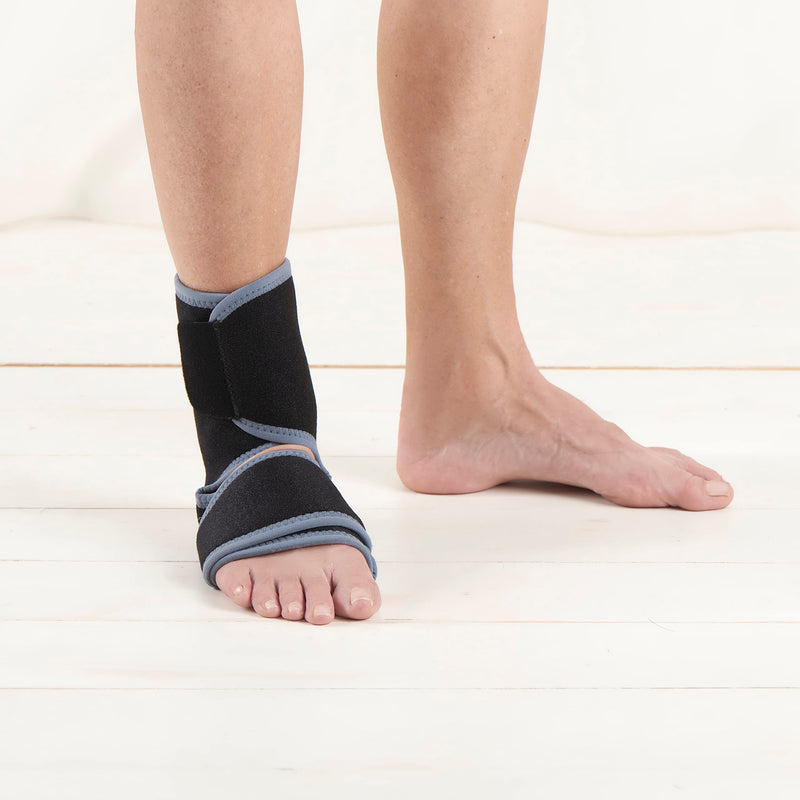 Sanico Ankle Support - Elastic Foot Support With Compression - Orthopedic Neoprene Bandage For Stability, Relief, Blood Circulation - Double-Sided Breathable - 13 X 0.3 X 25 Cm - NewNest Australia