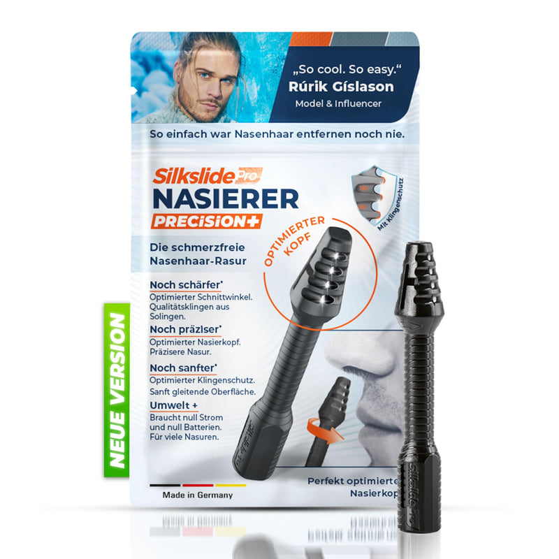 SilkslidePro® nose hair trimmer for men, nose hair removal with high-precision blades from Solingen, nose hair trimmer, nose hair trimmer for women, known from the lion's den 1x nose hair trimmer - NewNest Australia