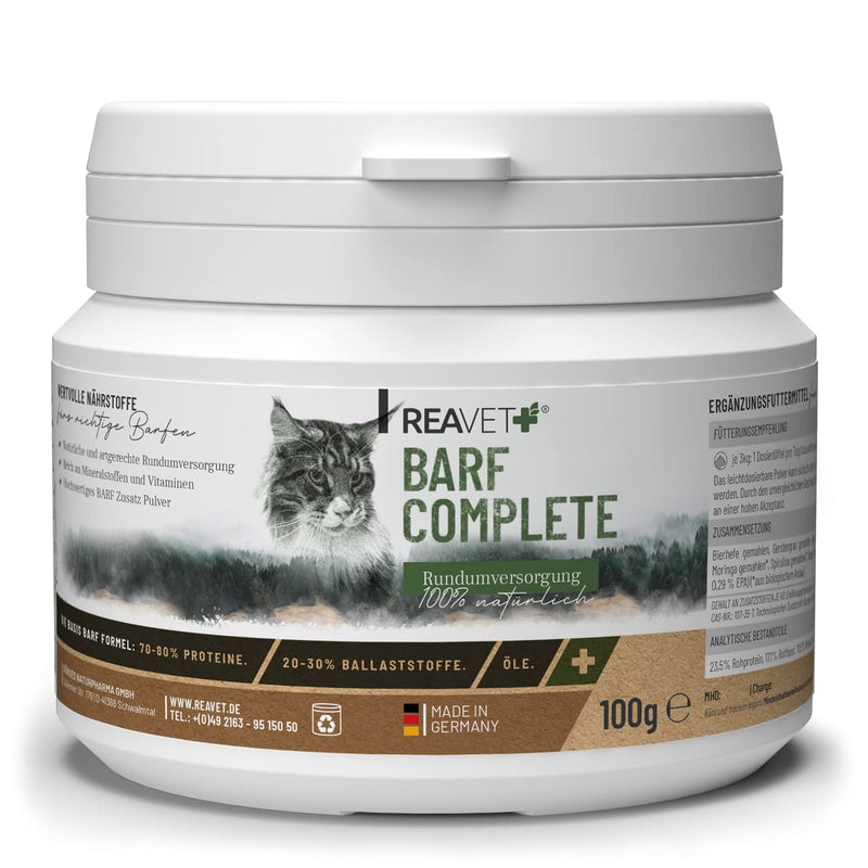 ReaVET Barf Complete Cat for 5 months - Barf all-round care for cats, Barf for cats, Barf supplement for cats, cat vitamins for cats and cat minerals - PawsPlanet Australia