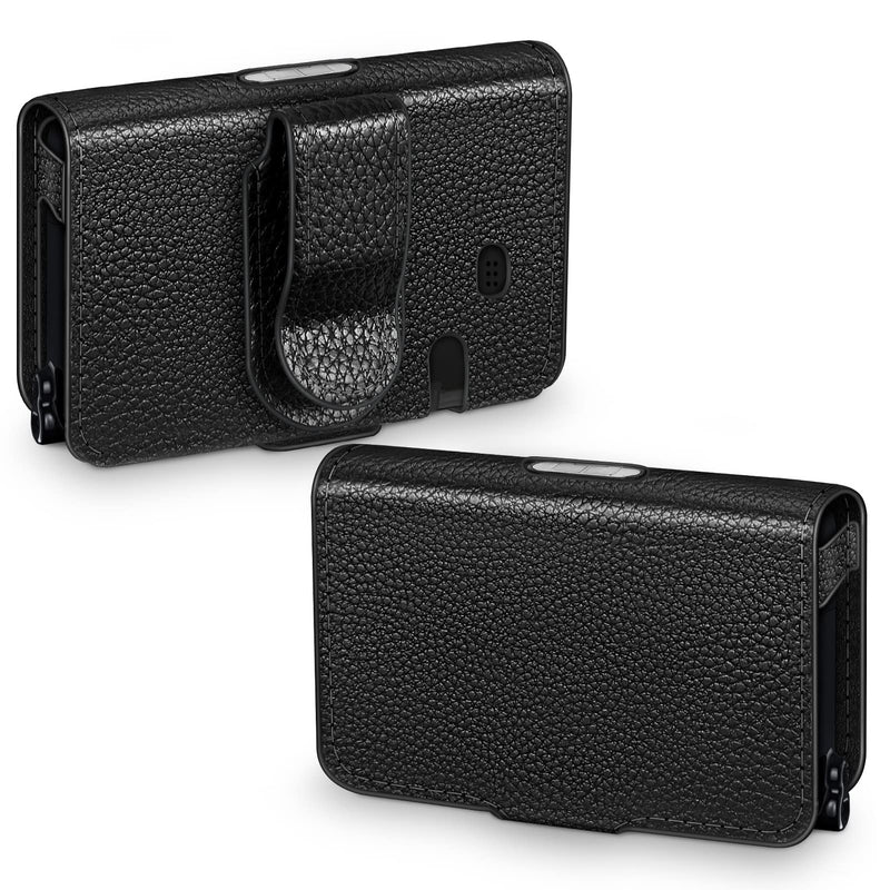 MEDMAX Case for Tandem T:Slim X2 / T:Slim Insulin Pumps, Shockproof Faux Leather Protective Case Lightweight Cover with Clip for Diabetics, (Black) Black - NewNest Australia