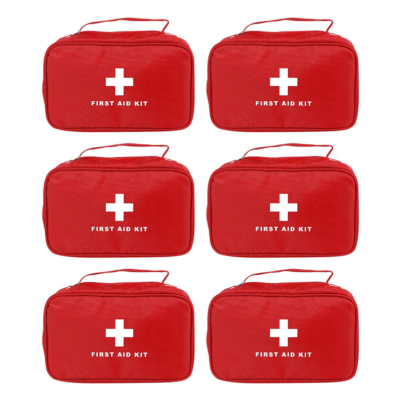Aoutacc First Aid Bag Empty Waterproof Durable First Aid Kit Empty With Zipper Storage Medicine Emergency Bag For Home Office Kitchen Outdoor Red, Red, Fashionable - NewNest Australia