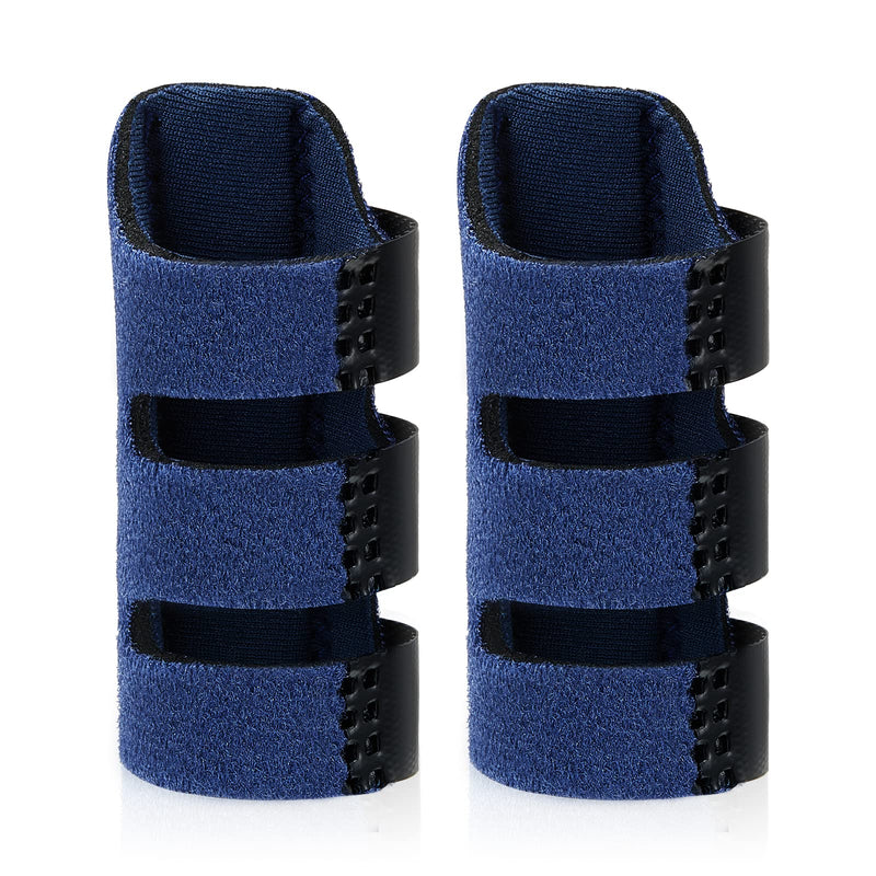 Echify Finger Splints - Pack Of 2 Improved Finger Support Snap Finger Splint Finger Protection With 3 Adjustable Fastening Straps Finger Bandage Finger Support For Broken Fingers And Osteoarthritis - NewNest Australia