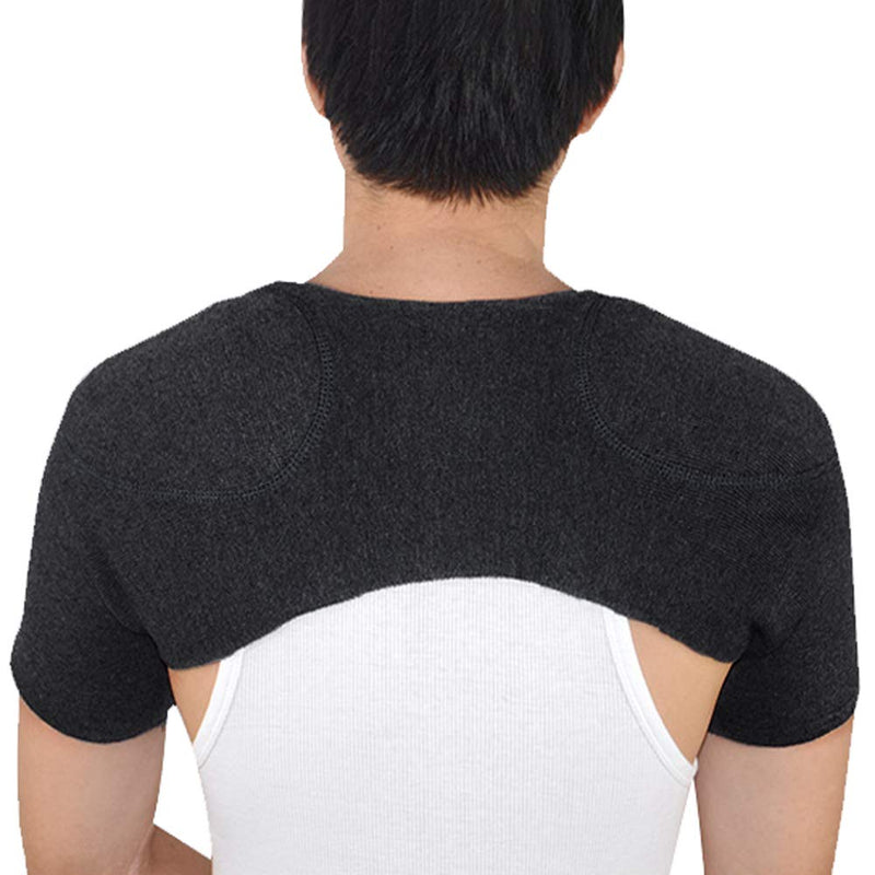 Shoulder Support Winter Shoulder Brace Double Shoulder Warmer Adjustable Shoulder Support Bandage Sports Injury Shoulder Protection Compression Support Joint Pain Shoulder Pad - NewNest Australia
