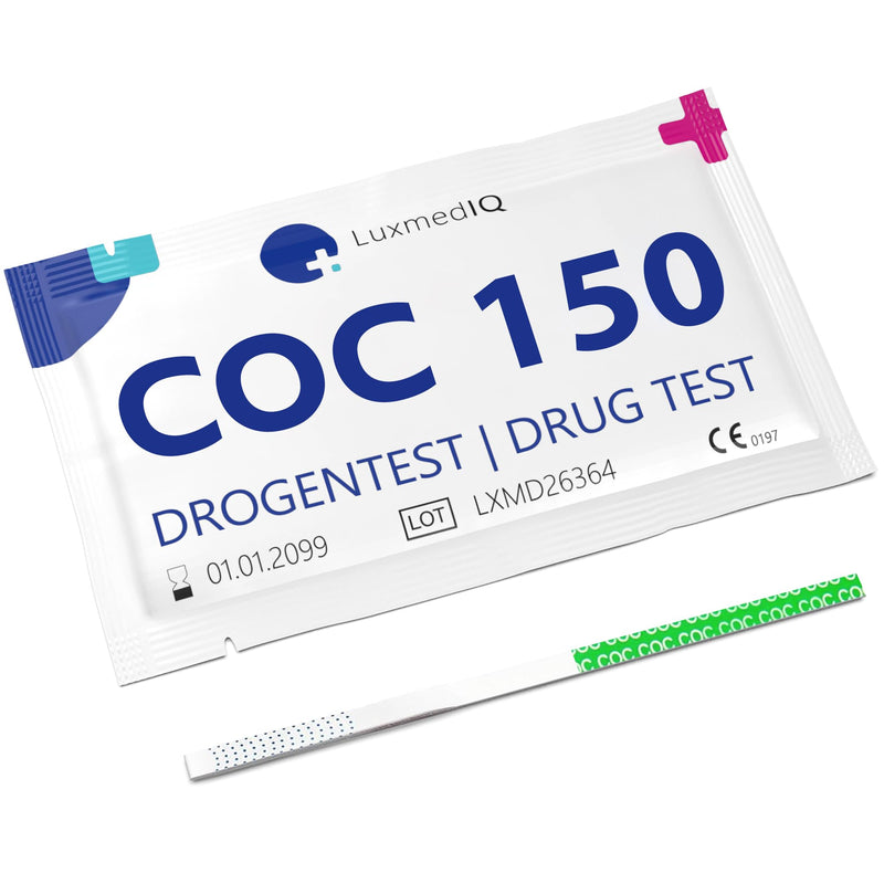 10x LuxmedIQ cocaine drug test - urine test coke crack - urine test strips for the rapid test - COC test with cut-off 150 ng/ml - NewNest Australia
