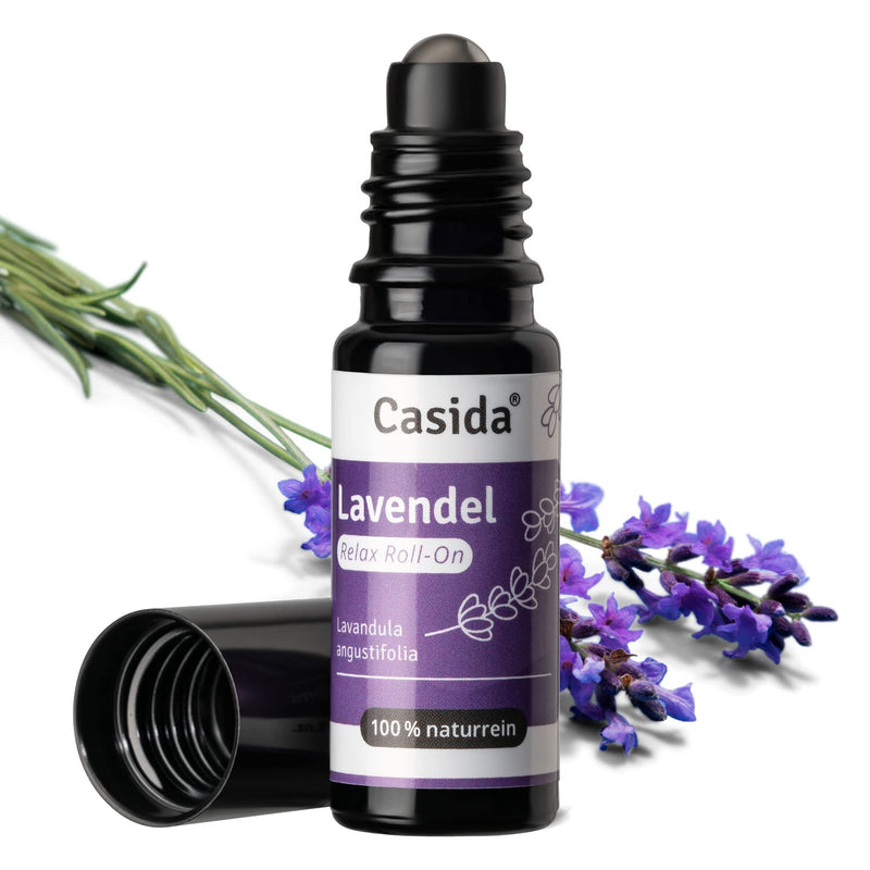 Casida Lavender Roll-On - Relax Roll-On For A Harmonious, Relaxed Atmosphere - Lavender Oil Roll-On As Fragrance Oil, Essential Oil For Aroma Care On The Go - From The Pharmacy - 10 Ml (Lavender) - NewNest Australia