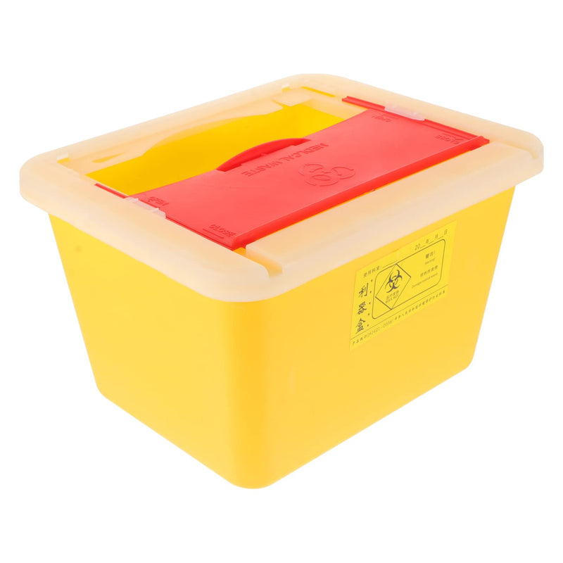 Beavorty Disposal Container For Puncture-Proof Needles, Disposal Container For Needles, Disposal Container For Puncture-Proof Waste, Biohazard Needle Container, Disposal Box: - NewNest Australia
