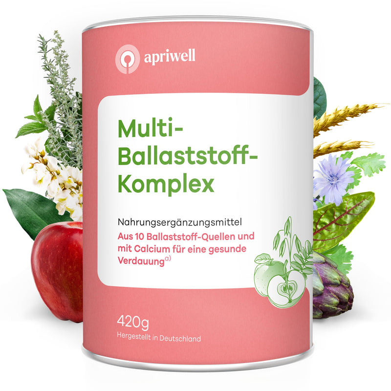 Multi-Fibre Complex (420 G), 10 Premium Fiber And Calcium, Digestion, Intestinal Flora, Immune System, Cholesterol And Blood Sugar, Vegan, Gluten-Free, Lactose-Free - NewNest Australia
