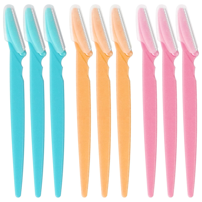 Sularpek Pack of 9 eyebrow razors, eyebrow shapers, facial razors for women, multi-purpose peeling face razors, for facial and body eyebrows for women - NewNest Australia
