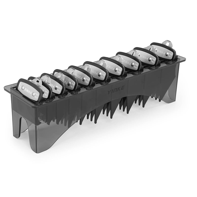 YINKE trimmer attachment comb set for Wahl hair clipper magic clip trimmer razor, 10 cutting lengths are 1.5mm, 3mm, 4.5mm, 6mm, 10mm, 13mm, 16mm, 19mm, 22mm, 25mm - NewNest Australia