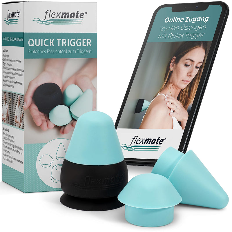 Flexmate Quick Trigger - Trigger Point Pusher for Tension, Muscle Pain, Massager, Trigger Tool for Self-Massage - NewNest Australia