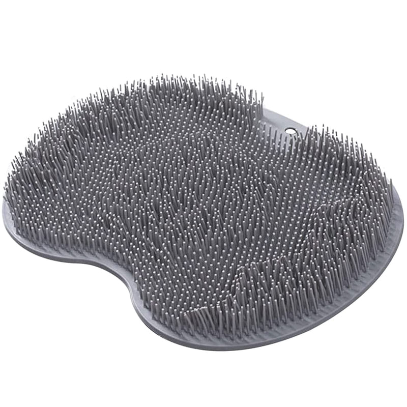 Shower Doormat, Foot Massage, Non-Slip Back Massage Pad, Shower Brush, Gaps Between Toes, Foot Cleaning Brush, Massager, Soothing And Relaxing Massage Pad (Grey) - NewNest Australia