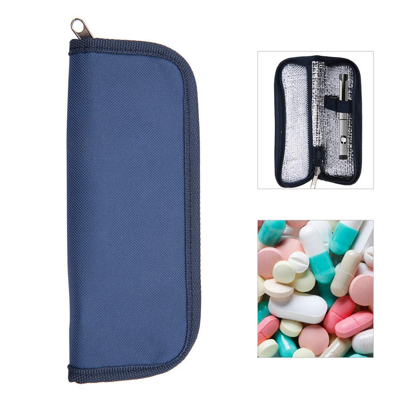 Yunxwd Insulin Cooler Bag, Portable EVA Insulin Pack for Insulin Pen Cooler Bag Insulin Bag for Diabetes Syringes, Insulin Injection and Medication (Deep Blue) - NewNest Australia