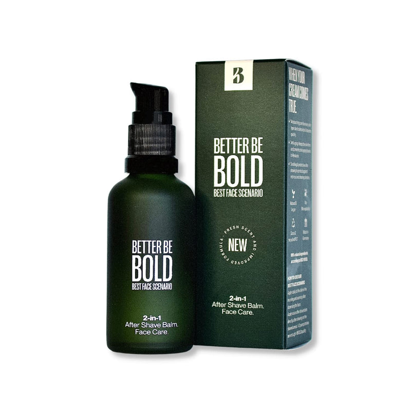 Better Be Bold 2-In-1 After Shave Balm & Face Cream Against Skin Irritation After Shaving And Skin Aging Thanks To Magnolia Extract And Hyaluronic | Absorbs Immediately | Fresh Fragrance | 50Ml - NewNest Australia