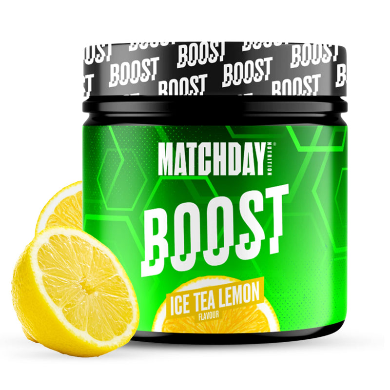 Matchday Nutrition Boost For Footballers I Atp Booster I Athlete Drink With Amino Acids And Carbohydrates I 20 Servings For More Speed Power, Explosivity & Endurance (Ice Tea Lemon) - NewNest Australia