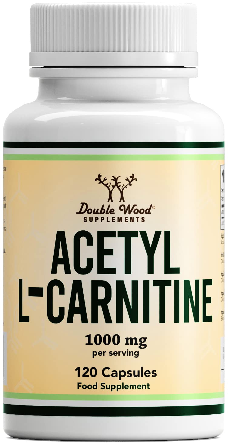 DW L Carnitine Capsules | 120 high-dose acetyl L carnitine – 1000mg L-carnitine per serving | GMO and gluten free L-Carnitine | Made in Britain - NewNest Australia