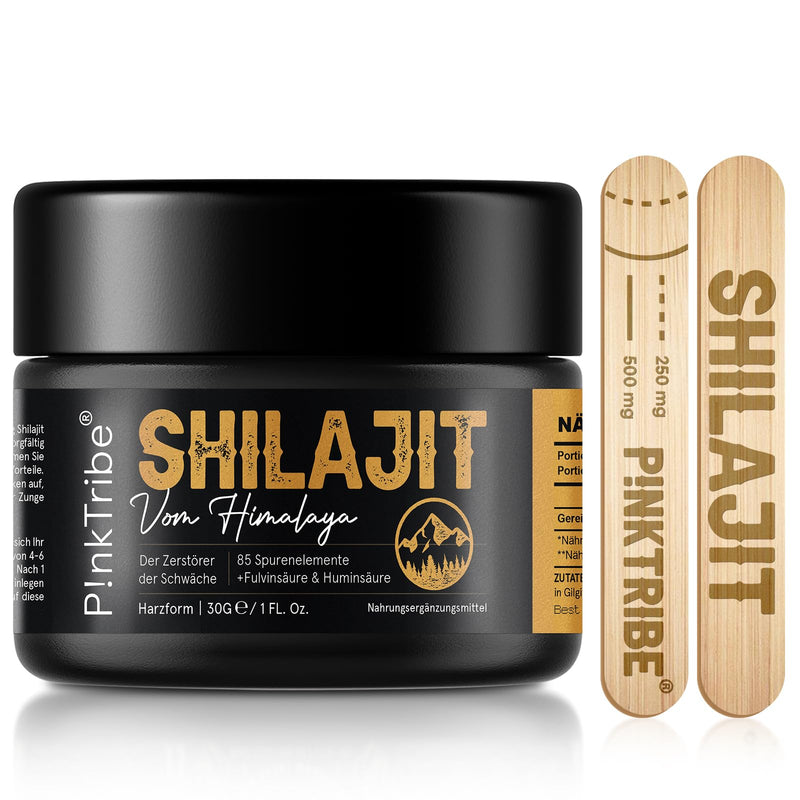 Shilajit Resin, 30g Pure High Potency Himalayan Shilajit - Natural Source of Fulvic Acid, Humic Acid and Trace Elements (Pack of 1) Pack of 1 - NewNest Australia