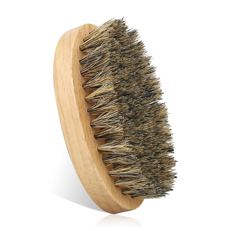 Beard brush with storage bag, 100% boar bristle brush for daily beard care, beard brush for men travel - NewNest Australia