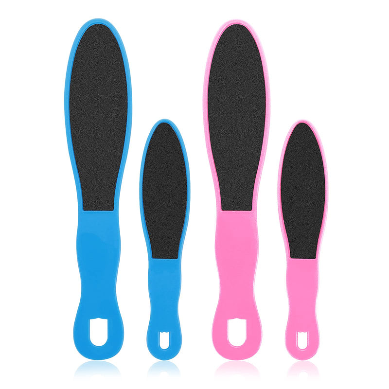 Wllhyf 4 Pieces Double-Sided Pedicure Foot File Foot Scraper Exfoliating Remover Dead Skin Calluses Foot Scrubber Reusable Foot Care Pedicure Tool For Wet, Dry, Cracked Feet - NewNest Australia