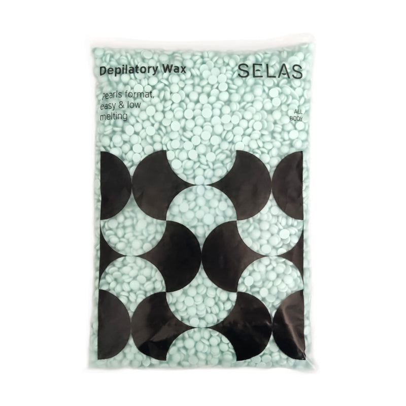 Depilatory wax in beads 800g. SELAS. To choose from: Aloe Vera, gold or blue. Growing without bands. (ALOE VERA) - NewNest Australia